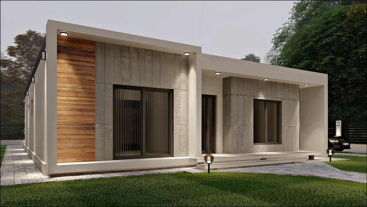 Casă parter cu portal volumetric — Filiași, Dolj — Locuință unifamilială — imagine 1 din 6