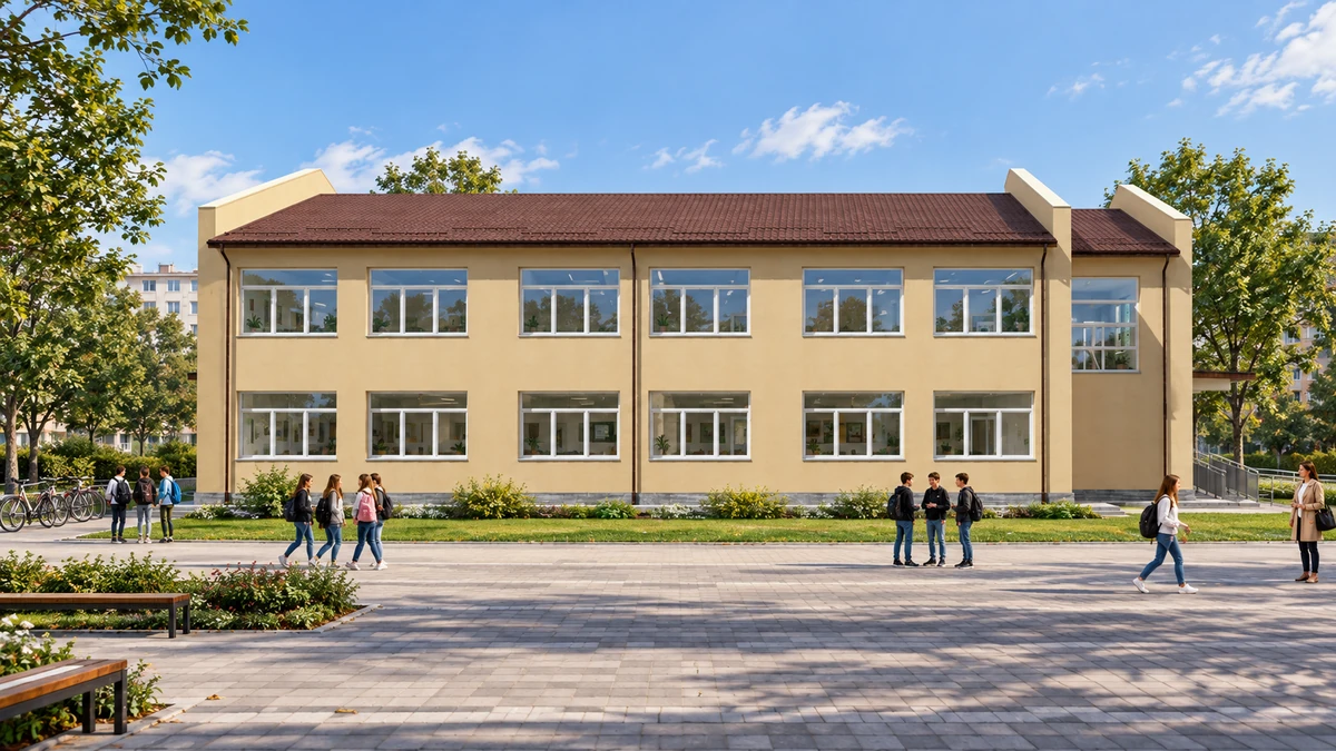Construire și dotare corp nou Școala Gimnazială nr. 1 — randare 3