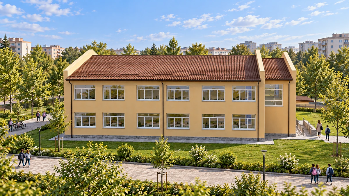 Construire și dotare corp nou Școala Gimnazială nr. 1 — randare 6