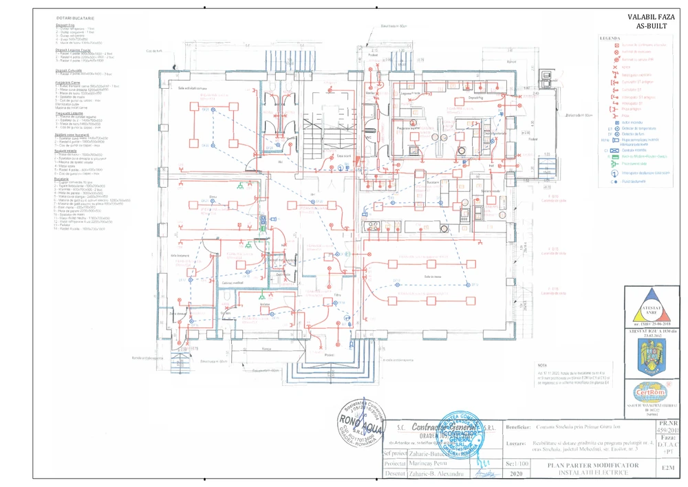 Reabilitare și dotare Grădinița cu program prelungit Nr.4, oraș Strehaia, județul Mehedinți — Instalații electrice
