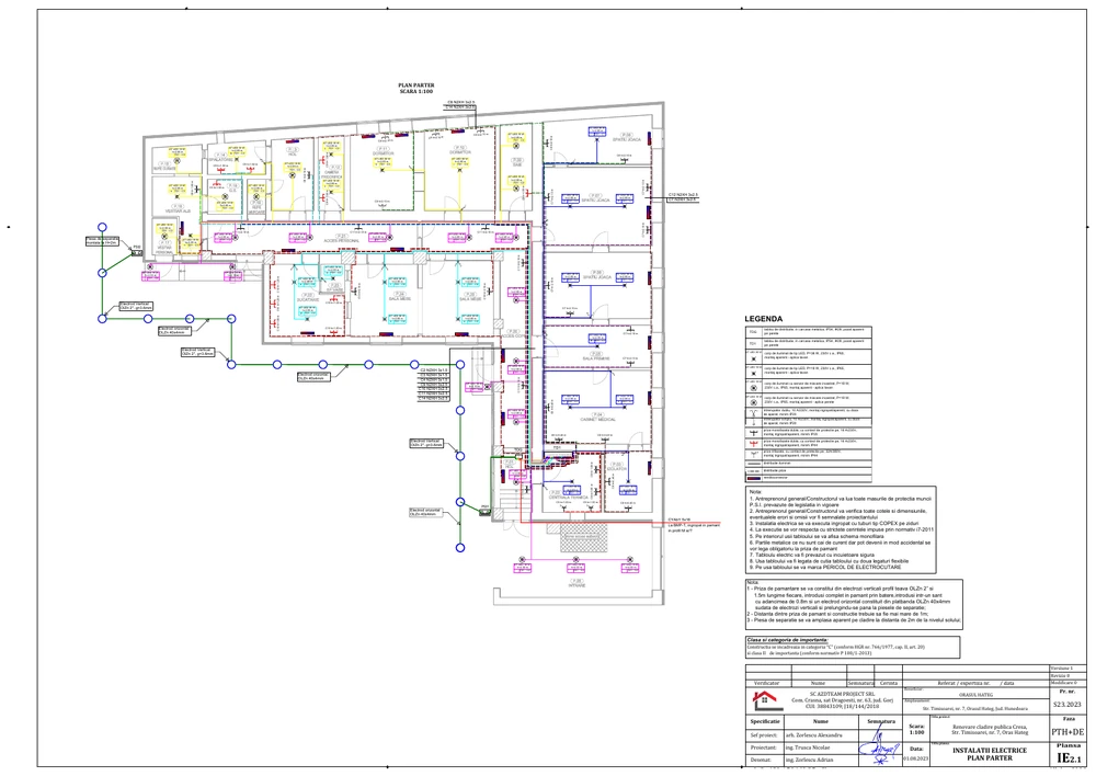 Renovare clădire publică Creșa, strada Timișoarei nr.7, oraș Hațeg, județul Hunedoara — Instalații electrice