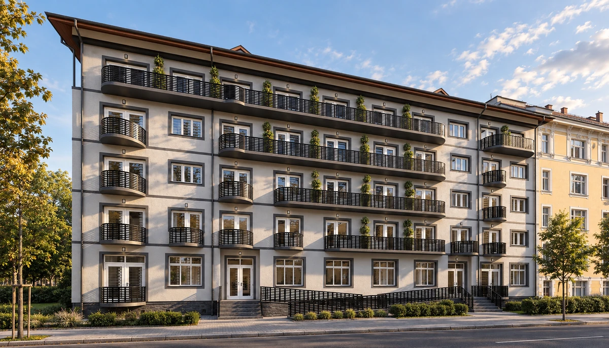Reabilitare, modernizare și dotare bloc de locuințe sociale, comuna Turburea, județul Gorj — randare 6