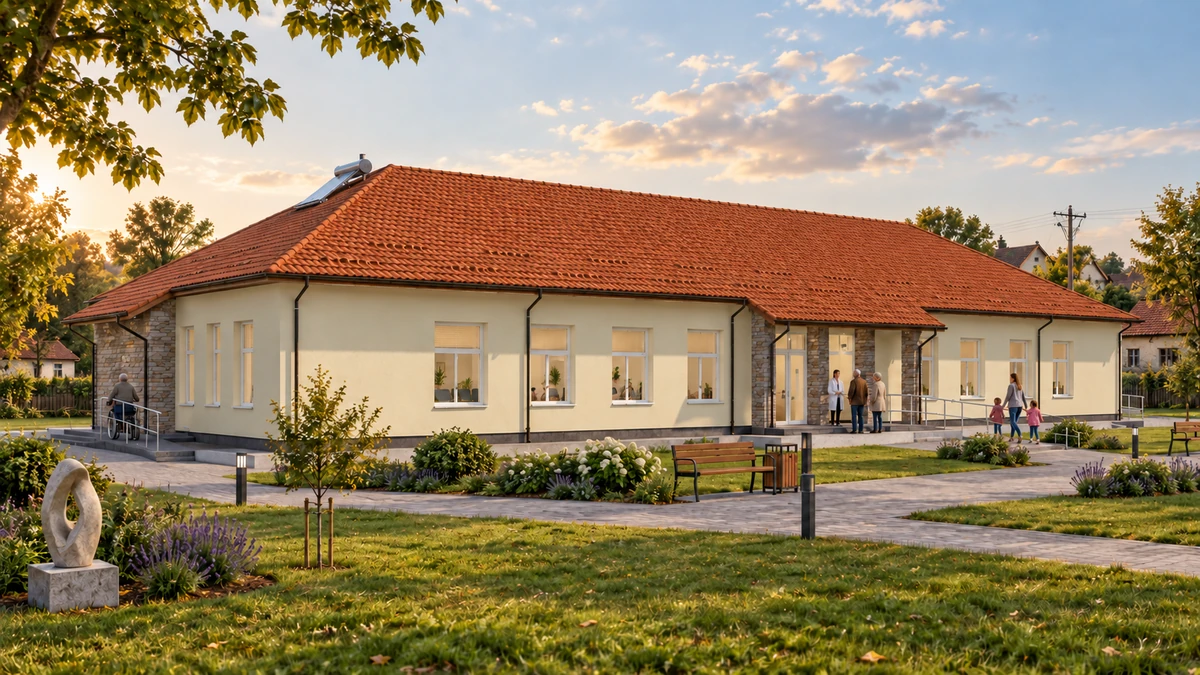 Reabilitarea moderată a imobilului sediu administrativ, situat în strada A.I.Cuza nr.1A, oraș Strehaia, județul Mehedinți, în vederea îmbunătățirii furnizării de servicii publice — randare 2