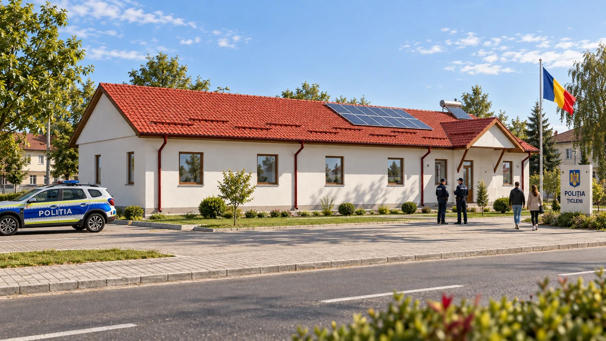Reabilitarea și modernizarea în vederea creșterii eficienței energetice a clădirii Poliției oraș Țicleni din cadrul IPJ Gorj — randare 1