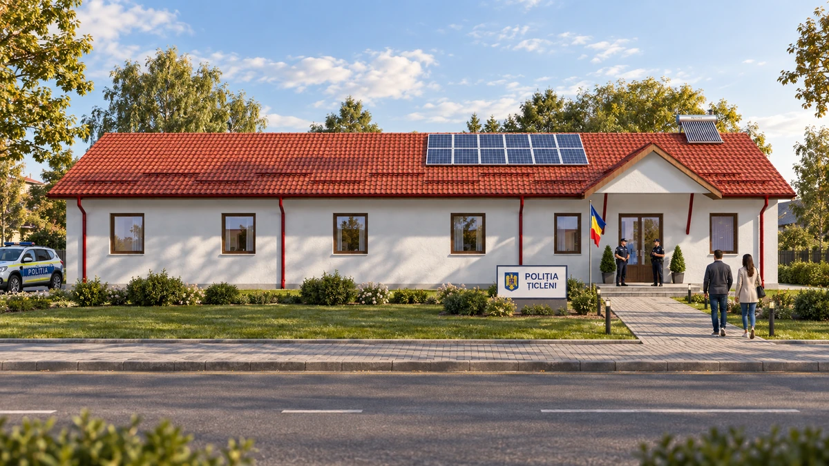 Reabilitarea și modernizarea în vederea creșterii eficienței energetice a clădirii Poliției oraș Țicleni din cadrul IPJ Gorj — randare 3