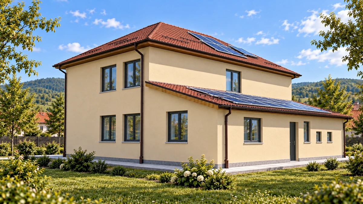 Modernizare și renovare pentru imobilul Sediu Primărie din sat Crușeț nr.35, comuna Crușeț, județul Gorj, în vederea creșterii eficienței energetice — randare 4