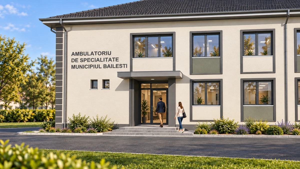 Creșterea eficienței energetice și măsuri pentru utilizarea unor resurse regenerabile de energie la Ambulatoriul Integrat al Spitalului Municipal „Prof. Dr. Irinel Popescu” Băilești — randare 4