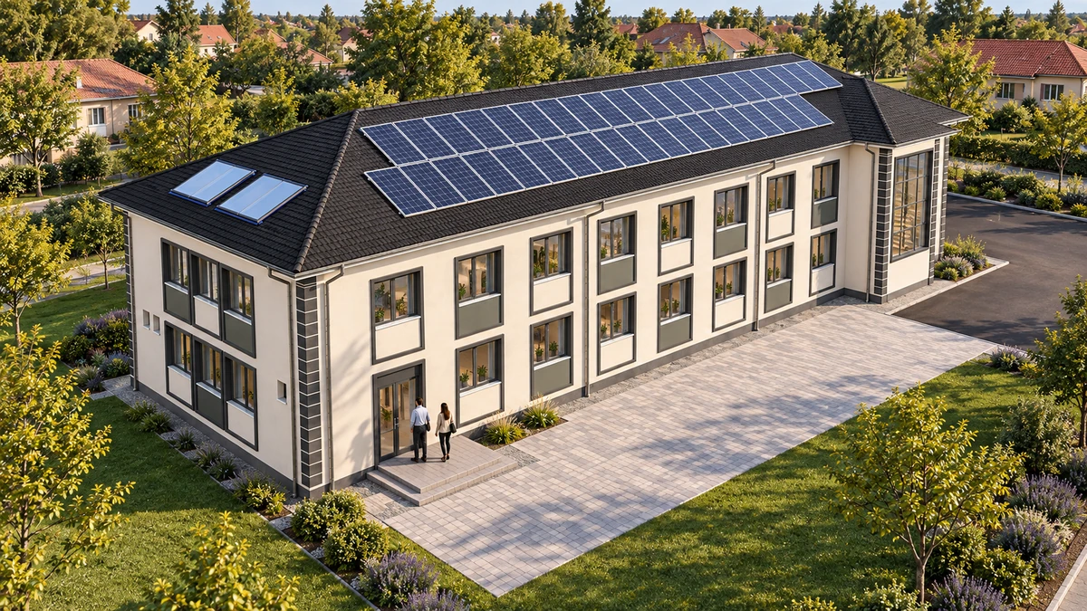 Creșterea eficienței energetice și măsuri pentru utilizarea unor resurse regenerabile de energie la Ambulatoriul Integrat al Spitalului Municipal „Prof. Dr. Irinel Popescu” Băilești — randare 5