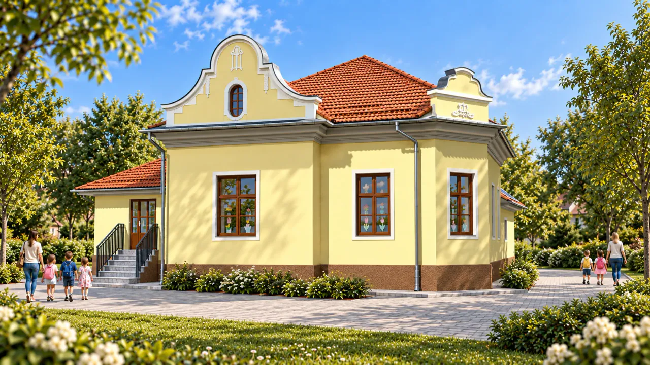 Reabilitare energetică grădiniță Hațeg — Hațeg, Hunedoara — Reabilitare energetică a unei clădiri de învățământ — imagine 1 din 6